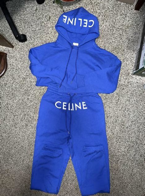 celine tracksuit blue